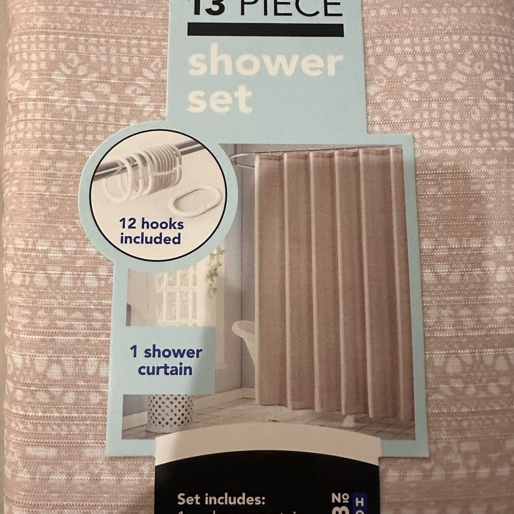 Elegant Beige Shower Set